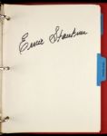 1986-87  Ernie Stautner Dallas Cowboys Personal Scouting Report NFL Hall of Famer Signed Three Times (JSA)