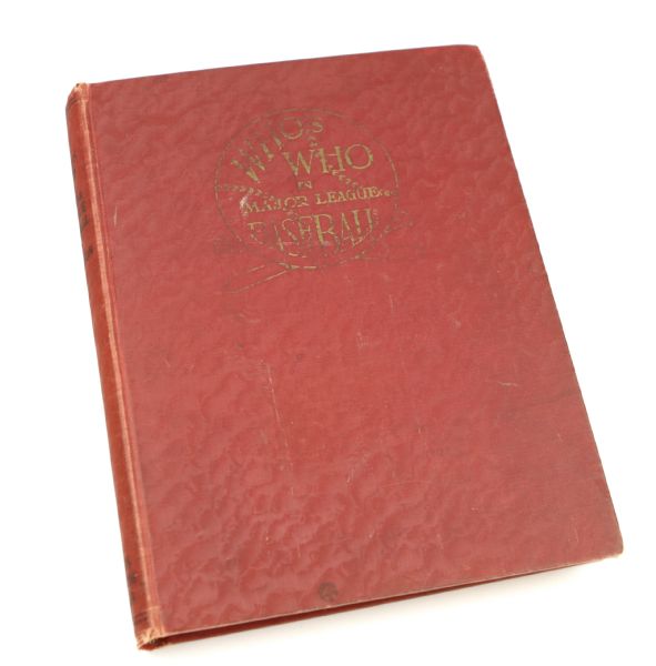 1933 Whos Who In Major League Baseball Hardbound Edition 