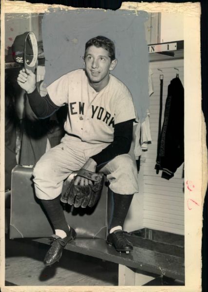 1952-76 Billy Martin “St. Petersburg Times” Original News Photo (“St. Petersburg” Hologram/MEARS LOA) - Lot of 17