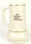 1957 Milwaukee Braves NL Champions 6 3/4 Ceramic Mug Stein