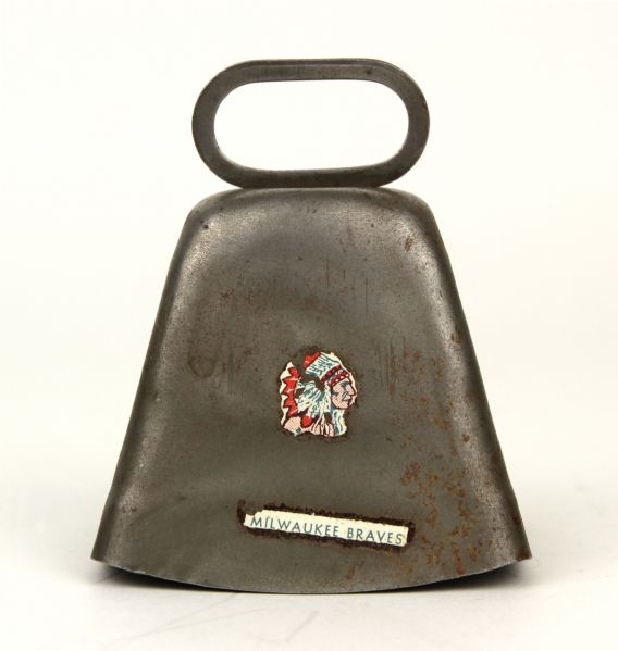 1953-65 Milwaukee Braves Cowbell 