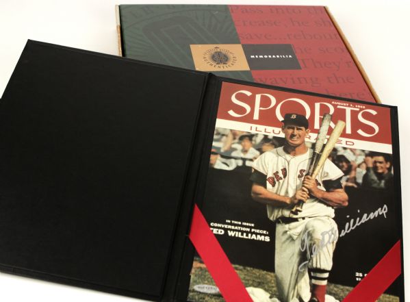 1993 Ted Williams Boston Red Sox Signed 8" x 11" Sports Illustrated Cover - UDA Certificate & Hologram 
