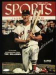 1993 Ted Williams Boston Red Sox Signed 8 x 11 Sports Illustrated Cover - UDA Certificate & Hologram 