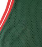 1973-74 Dick Cunningham Milwaukee Bucks Game Worn Jersey Rare Vinyl Lettering - MEARS Auction LOA