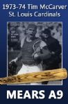 1973-74 Tim McCarver St. Louis Cardinals H&B Louisville Slugger Professional Model Game Used Bat (MEARS A9)