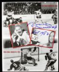 1977-92 Bobby Hull Chicago Blackhawks Signed Photos Cards & Puck - Lot of 10 - JSA 