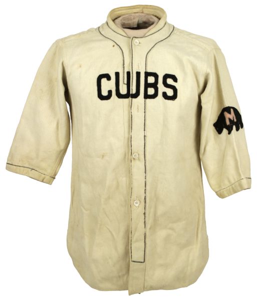 1926-38 Cubs Baseball Uniform (MEARS Auction LOA)