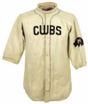 1926-38 Cubs Baseball Uniform (MEARS Auction LOA)