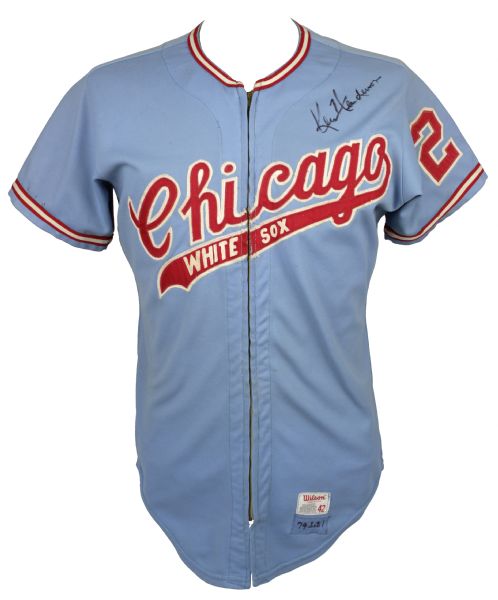 Lot Detail - 1974 Ken Henderson Chicago White Sox Game Worn Road