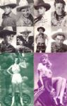 1940s-50s Exhibit Card Collection - Lot of 35 w/Cowboys Indians Boxing Greats & Hollywood Stars