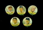 1932 Orbit Gum Pins - Numbered PR2 - Lot of 5 