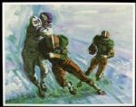 1965-66 Green Bay Packers Mobil Oil Posters - Lot of 8 (11 x 14) Incl. 4 Mailing Envelopes 