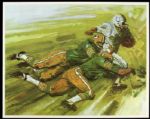 1965-66 Green Bay Packers Mobil Oil Posters - Lot of 8 (11 x 14) Incl. 4 Mailing Envelopes 