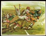 1965-66 Green Bay Packers Mobil Oil Posters - Lot of 8 (11 x 14) Incl. 4 Mailing Envelopes 