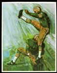 1965-66 Green Bay Packers Mobil Oil Posters - Lot of 8 (11 x 14) Incl. 4 Mailing Envelopes 