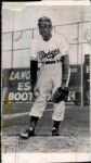 1950-51 Don Newcombe Brooklyn Dodgers “St. Petersburg Times” Original News Photo - Lot of 2 (“St. Petersburg” Hologram/MEARS LOA)