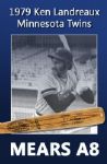 1979 Ken Landreaux Minnesota Twins H&B Louisville Slugger Professional Model Game Used Bat (MEARS A8)