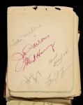1960s Baseball Autograph Collection With Vintage Roberto Clemente Hank Aaron Eddie Mathews - Over 175 Signatures EACH PHOTOGRAPHED - JSA 
