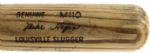 1976 Mike Hegan Milwaukee Brewers Louisville Slugger Professional Model Game Used Bat (MEARS A4.5)