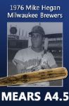 1976 Mike Hegan Milwaukee Brewers Louisville Slugger Professional Model Game Used Bat (MEARS A4.5)