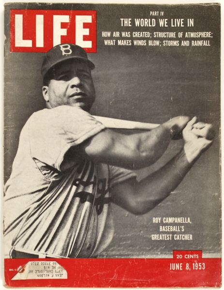 1953 Roy Campanella Brooklyn Dodgers LIFE Magazine - Complete
