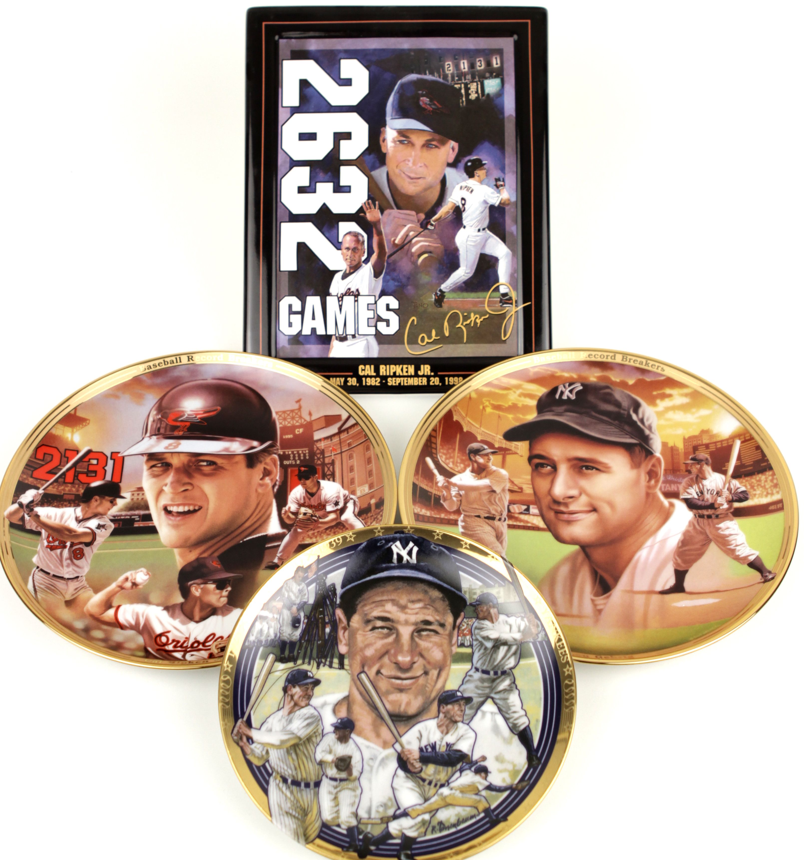 Lot Detail - 1990s Plate Collection - Lot of 4 With Cal Ripken ...