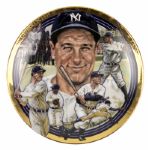 1990s Plate Collection - Lot of 4 With Cal Ripken Baltimore Orioles & Lou Gehrig New York Yankees