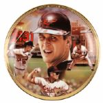 1990s Plate Collection - Lot of 4 With Cal Ripken Baltimore Orioles & Lou Gehrig New York Yankees