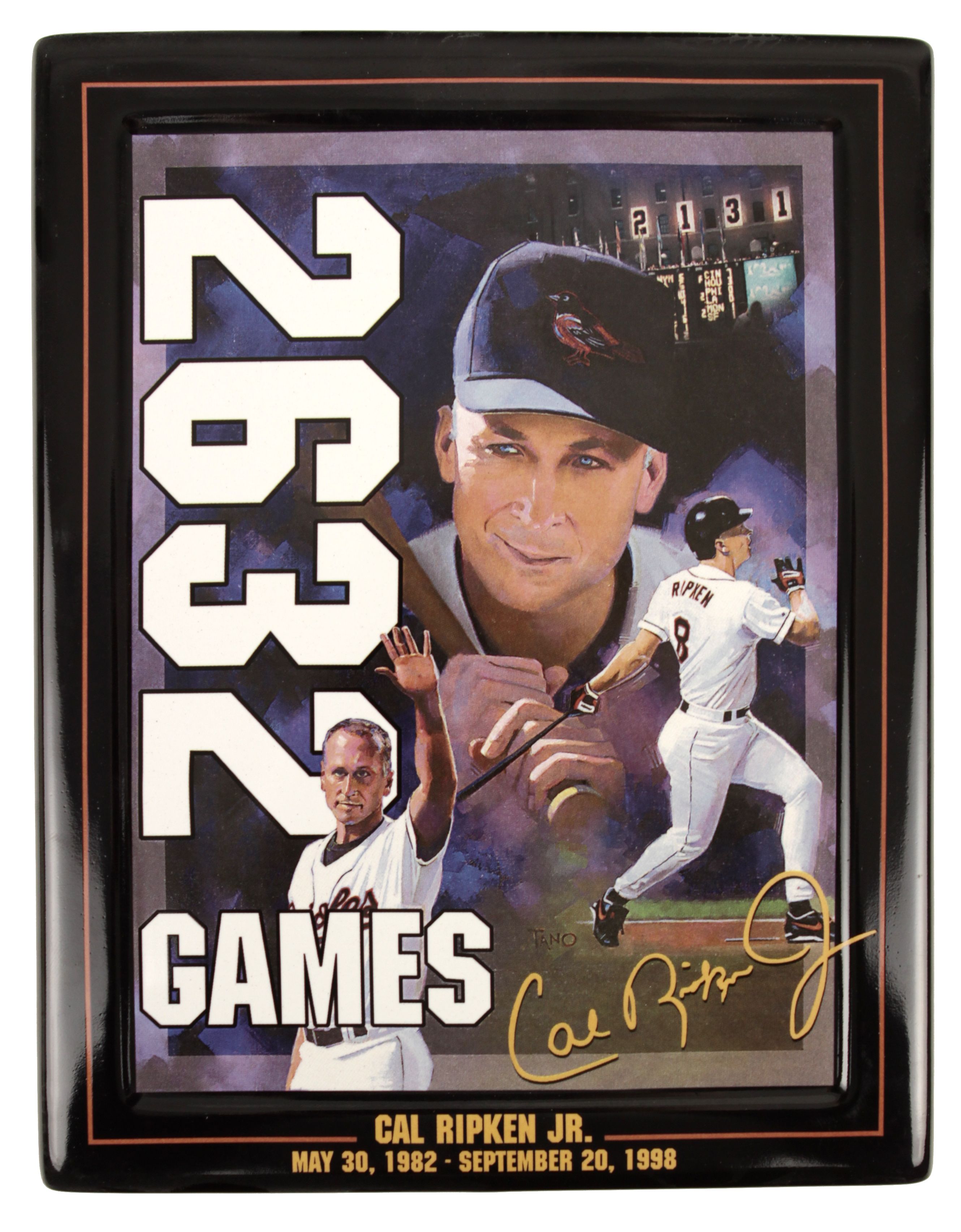 Lot Detail - 1990s Plate Collection - Lot of 4 With Cal Ripken ...