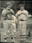 1932-34 Boston Braves "The Sporting News Collection Archives" Original Photo - Lot of 3 w/Wally Berger Art Shires & Earl Clark (Sporting News Collection Hologram/MEARS Photo LOA)