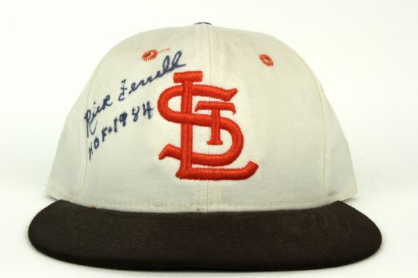 Rick Ferrell St. Louis Browns Signed Authentic Cap "HOF 1984" - JSA 
