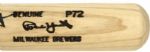 1990s Robin Yount Milwaukee Brewers Signed Promotional Model Bat (MEARS Auction LOA)