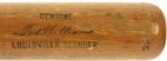1959-60 High Grade Ted Williams H&B Louisville Slugger Professional Model Game Used Bat w/ vintage autograph (MEARS A9.5) Ted gets specific!