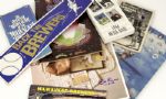 1970-94 Baseball Media Guide & Publication Collection w/ Don Larsen Signed Perfect Game Photo  & Brewers WS Program & Robin Yount Book (MEARS Auction LOA)