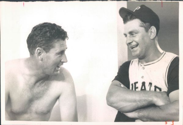 1938 Ted Williams Boston Red Sox “St. Petersburg Times” Original 6" x 9" News Photo (“St. Petersburg” Hologram/MEARS LOA)