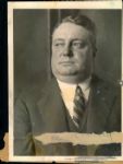 1925-36 Charles Stoneham New York Giants President The Sporting News Collection Archives Original Photo (Sporting News Collection Hologram/MEARS Photo LOA) - Lot of 3