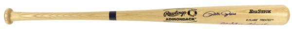 1990s Pete Rose Red Schoendienst & Enos Slaughter Signed Adirondack Bat (MEARS Auction LOA)