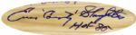 1990s Pete Rose Red Schoendienst & Enos Slaughter Signed Adirondack Bat (MEARS Auction LOA)