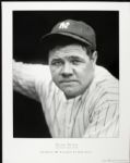 1990s Babe Ruth New York Yankees Charles Conlon Poster Print - 21 1/2" x 28" 
