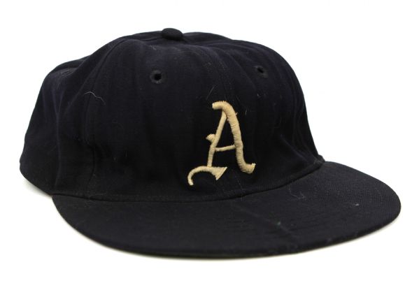 1949-54 circa Philadelphia As Mitchell & Ness Game Worn Cap (MEARS Auction LOA)