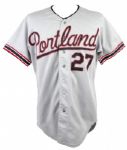 1978-90s Baseball Game Worn Jersey - Lot of 6 With Portland Emeralds Morgan (College) Providence Kent - MEARS Auction LOA