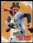 1982 Milwaukee Brewers World Series Press Pin Program & Media Guide Along With ALCS Media Guide