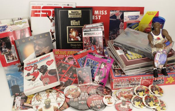 1980s-90s Michael Jordan Chicago Bulls Memorabilia - Over 100 Pieces