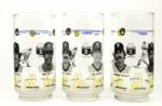 1982 Milwaukee Brewers McDonalds Glasses w/ Robin Yount Ted Simmons - Lot of 3 
