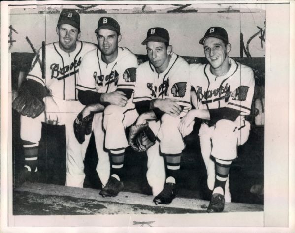 1925-37 Misc. Boston Braves "The Sporting News Collection Archives" Original Photo (Sporting News Collection Hologram/MEARS Photo LOA) - Lot of 9