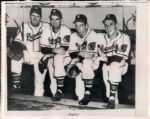 1925-37 Misc. Boston Braves "The Sporting News Collection Archives" Original Photo (Sporting News Collection Hologram/MEARS Photo LOA) - Lot of 9