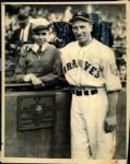 1925-37 Misc. Boston Braves The Sporting News Collection Archives Original Photo (Sporting News Collection Hologram/MEARS Photo LOA) - Lot of 9