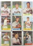 1953-65 Milwaukee Braves Card Collection - 170 Total w/Hank Aaron Eddie Mathews Warren Spahn UPDATED DESCRIPTION 