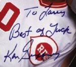 1980s Ken Griffey Jr. & Sr. Signed Poster & Nolan Ryan Signed Poster (MEARS Auction LOA) 