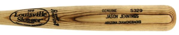 2002 Jason Jennings Colorado Rockies Louisville Slugger Professional Model Game Used Bat (MEARS A8)